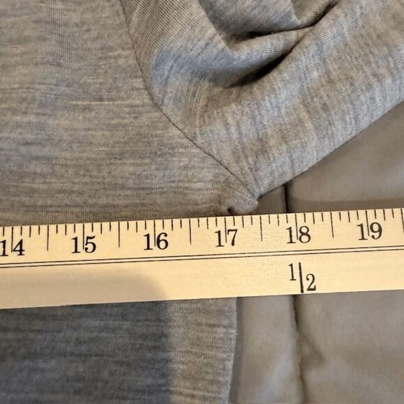 Lafayette 148 Wool Elastane Blend Gray 3/4 Sleeve V-Neck Women's Top Size Small - Picture 6 of 9